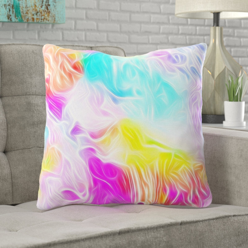Coussin décoratif Friedell, Microsuède, Intérieur 
