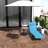 Outdoor Chair With Breathable Mesh & Adjustable Reclining Back, Blue Lounge Mesh,