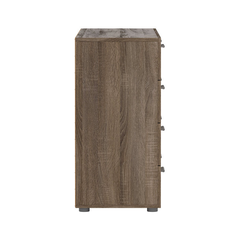 Gianna 8 Drawer 55.12" W Double Dresser, Truffle