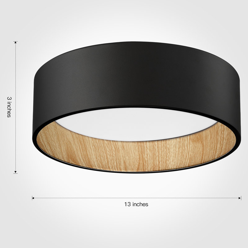 Luna Glass LED Flush Mount
