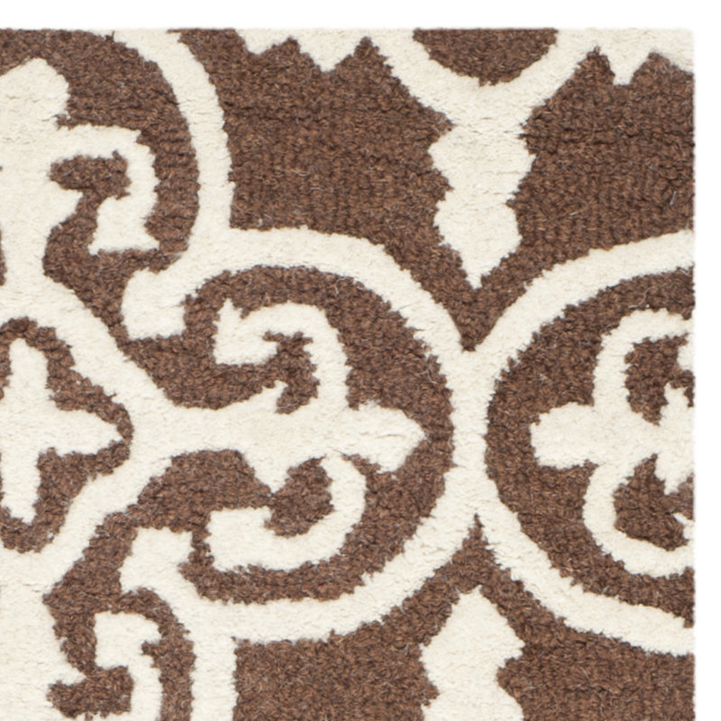 Cambridge Hand Tufted Wool Geometric Rug, Rectangle 2' x 3'