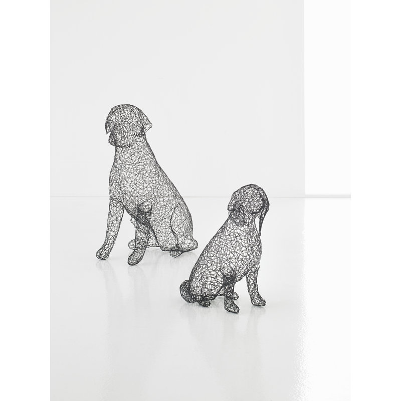 Crazy Wire Retriever Statue