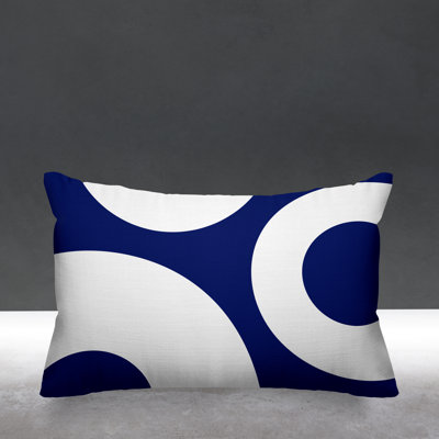 Luella Geometric Outdoor Reversible Throw Pillow