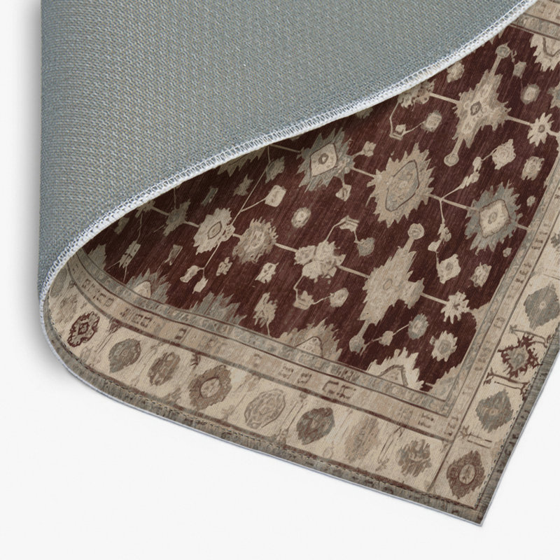 Overdyed Gray Indoor and Outdoor Area Rug, Rectangle 2' x 3'