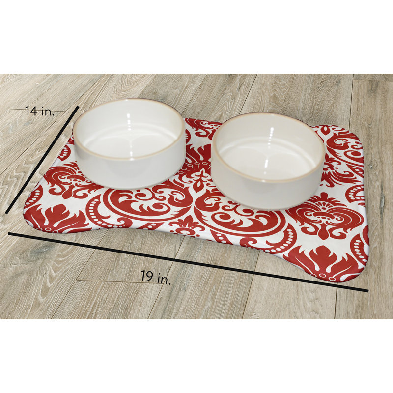 Napperon Alexys, Orange/rouge