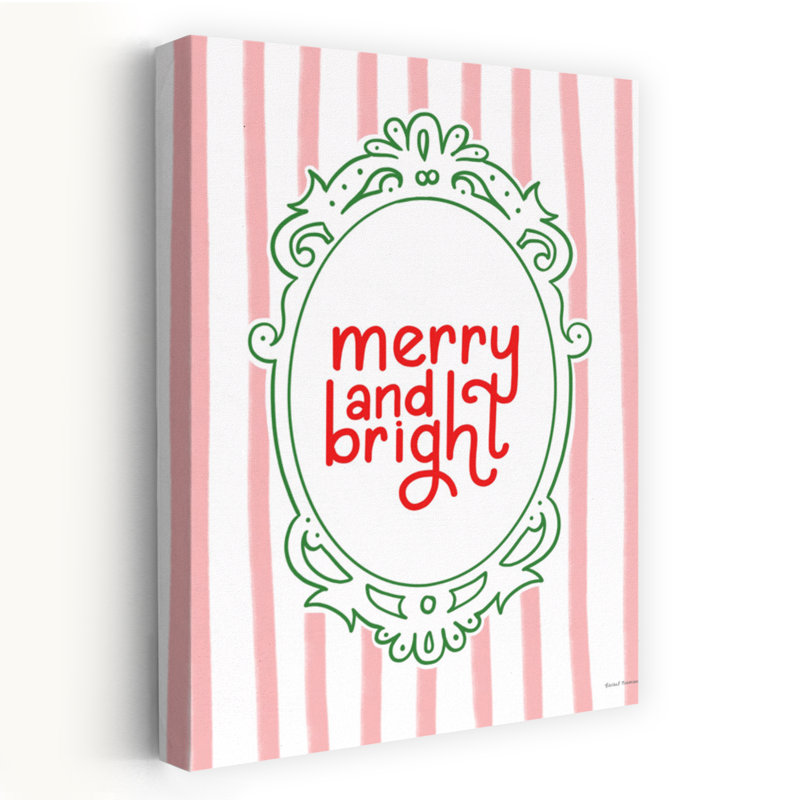 Whimsy Merry And Bright by Rachel Nieman - Wrapped Canvas Print, 60.96cm H x 40.64cm W