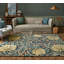 Handmade Wool Floral Area Rug-1880176062