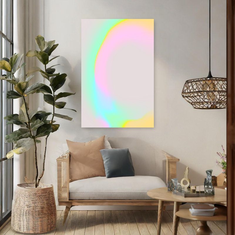 Art contemporain, art contemporain abstrait, H 48 po x l 32 po