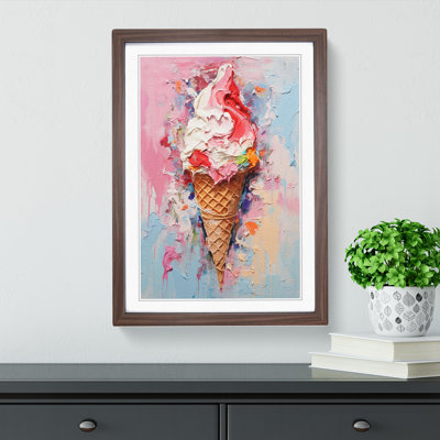 Ice Cream Impressionism No.2 - Framed Print