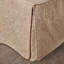 Couvre-lit plissé 3 pièces en coin kaki très grand - Microfibre unie, rembourrage à 100%, taille de protection à l'intérieur, face et dos, rembourrage, couture de boîte, preuve