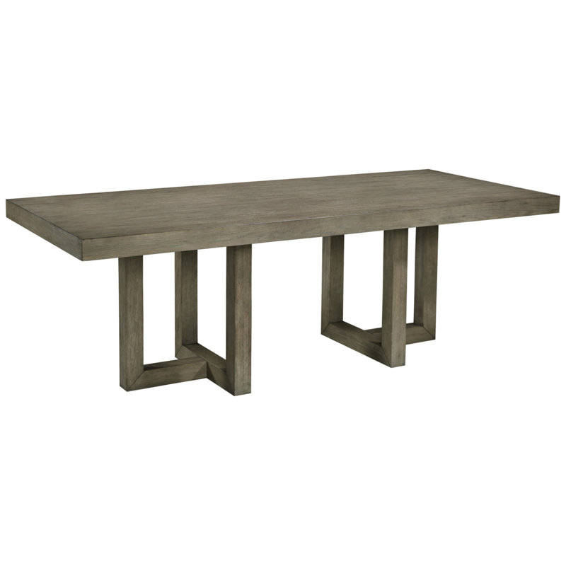 Fowler 40.13" Solid Oak Dining Table