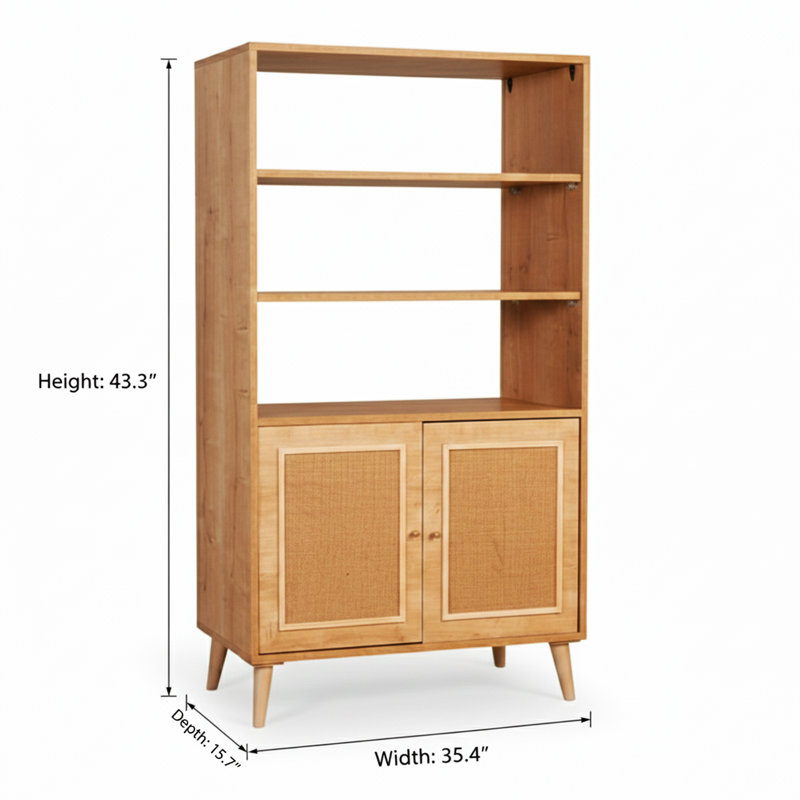Bibliothèque standard H 43,31 "x l 35,43"