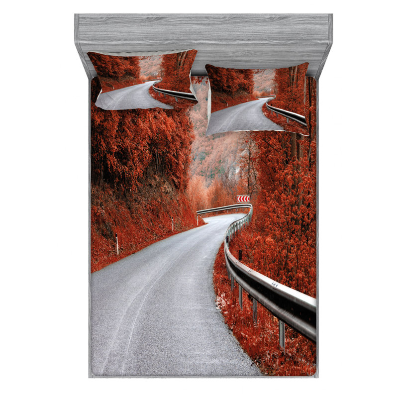 Microfiber Sheet Set, Queen Sheet Set with Fitted Sheet