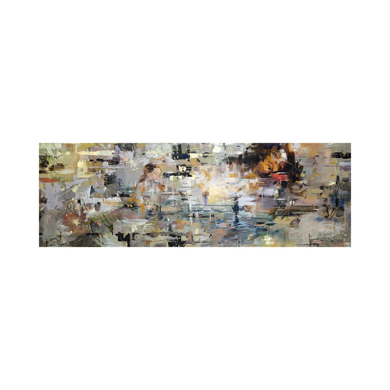 Dream - No Frame Panoramic Painting on Canvas, 30.48 cm H x 91.44 cm W x 3.175 cm D