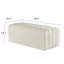 Banc de repose-pieds rembourré 39,9 po Tarralyn-521858030