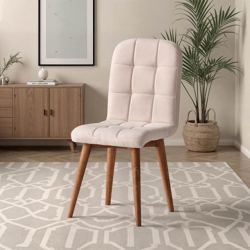 Chair Set (2 Pieces), Cream, Cream