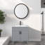 Meuble-lavabo simple 30 po avec plateau en bois manufacturé Hinderk