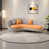 Orange / gris sélectionné