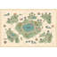 Illustration tropicale de la carte du lagon, illustration murale pastel amovible-1494693966-1494693957