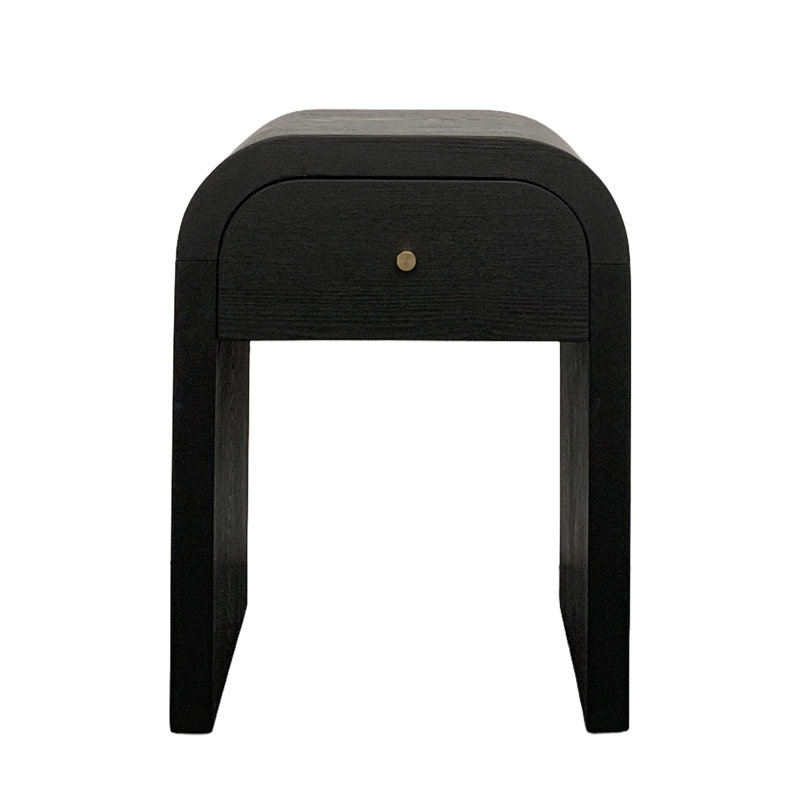 Table de bout avec tiroir Ashcurve, Black