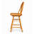 Azizi Swivel Solid Wood Counter Stool-1829209783