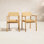 Enid Stackable Teak Patio Armchair
