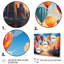 «Colorful Hot Air Ballon Cubist I», reproduction d'art sur toile-1553511880-1553511882