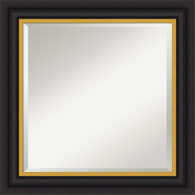 Sierra Beveled Wood Framed Wall Mirror