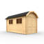 14x8w Alpha Barn | 28mm Log Cabin