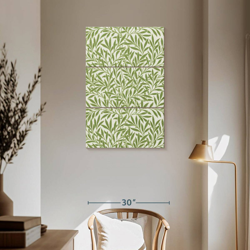 Kerner Willow Pattern, 57" H x 36" W
