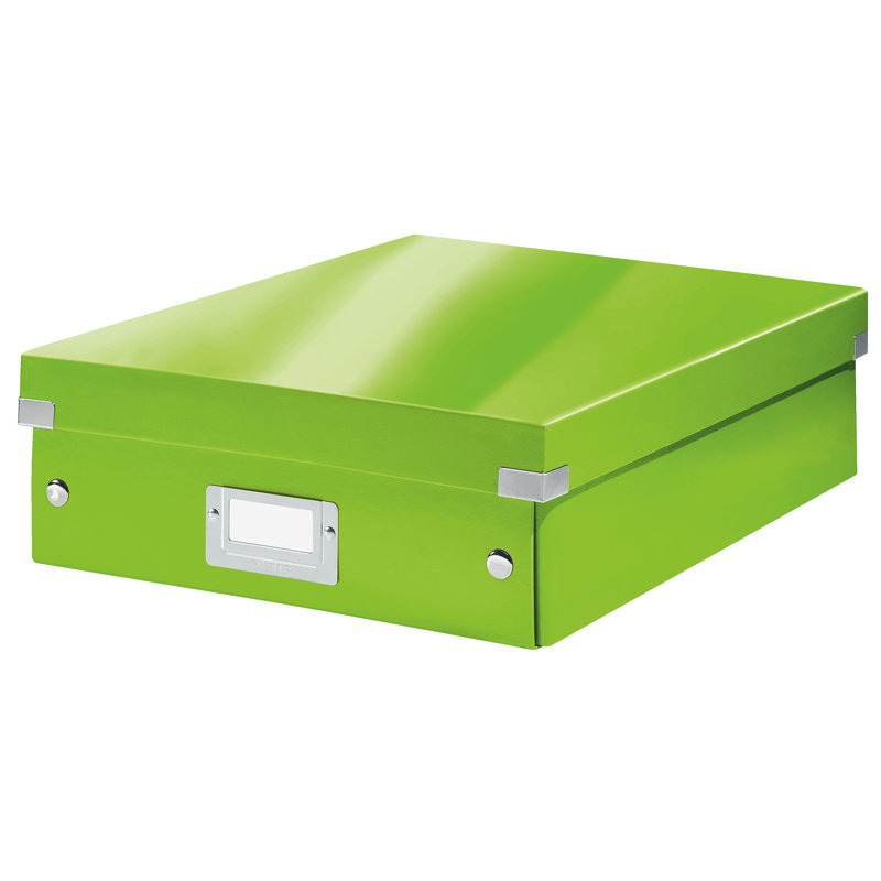Leitz Decorative Bin, 28.1cm H x 10cm W x 37cm D, Green
