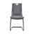 Aivi 20'' H Faux Leather Upholstered Metal Side Chair
