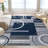 Washable Area Rug Modern Geometric Accent Rug, Non-Slip Contemporary Floor Mats, Stain-Resistant Soft Low Pile Indoor Carpet for Bedroom, Nursery, Living Room-1551697580-1545379894