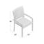 Chaise de patio empilable avec coussin Brochan-1723232948