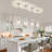 Aaron 1 - Light Nickel Modern Pendant Light With Cylinder Clear Water Glass Shade-565066214