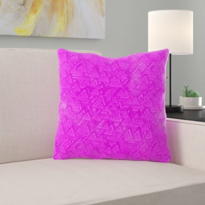 Coussin décoratif triangulaire