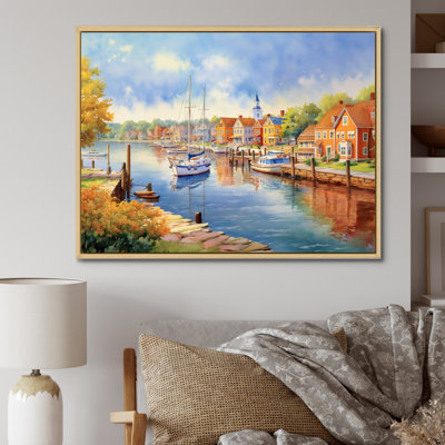 Paysage du canal de la baie Maryland