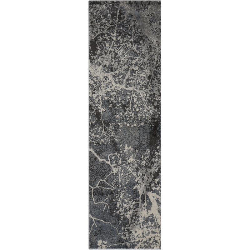 Nornton Abstract Area Rug, Runner 66 x 229cm