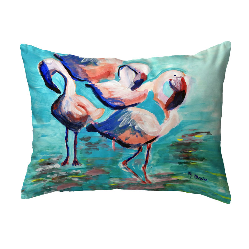 Indoor/Outdoor Rectangular Throw Pillow