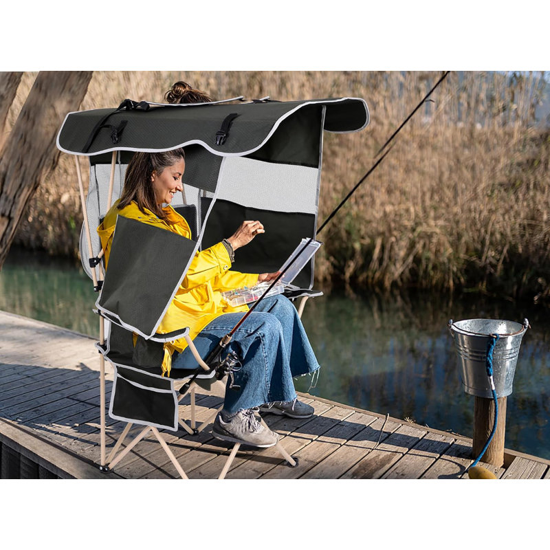 Chaise de camping pliante 