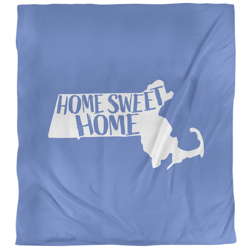 Housse de couette simple Massachusetts, Housse de couette pour grand lit, Rose, Microfibre