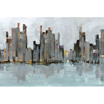 Second City I - Wrapped Canvas Print