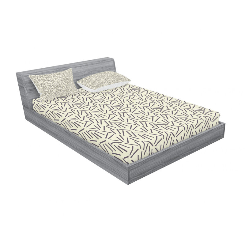 Microfiber Sheet Set, Queen Sheet Set with Fitted Sheet