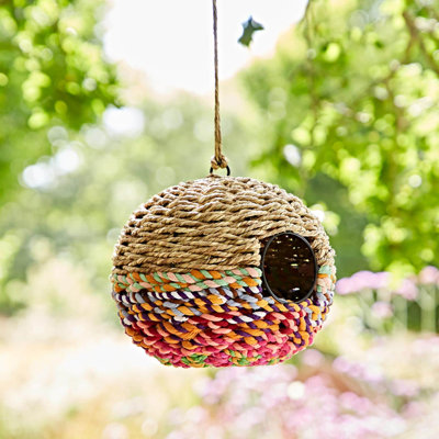 Large Round Recycled Cotton Birdhouse