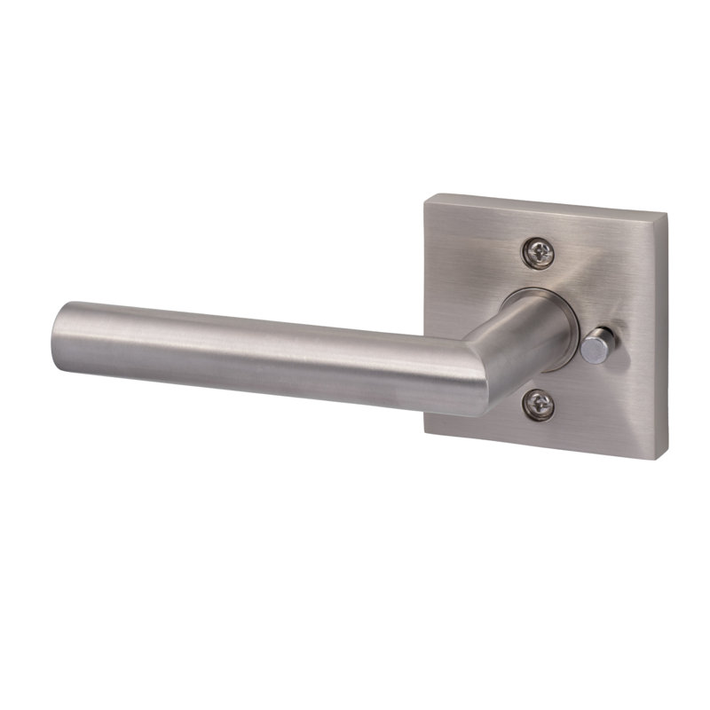Hanover Square Privacy Lever, Stainless Steel