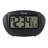 Atomic Tabletop Clock in Black with Alarm