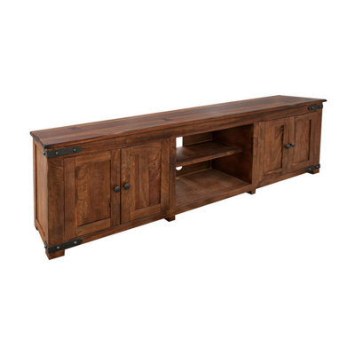 Parota 93" TV Stand, With 2 Doors