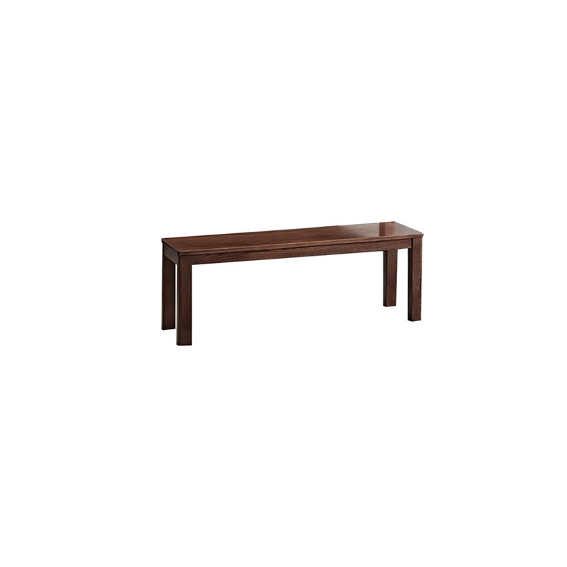 Banc en bois massif Tharron, H 16,92 po x l 55,11 po x P 11,81 po