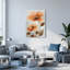Ensemble de 1 tableau mural sur toile tendue à motif floral de coquelicots orange-1390382483