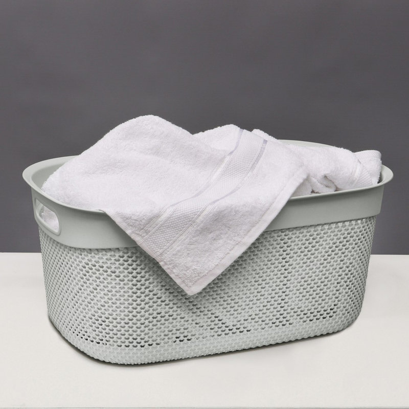 Polypropylene Laundry Room Organizer, Ice Grey
